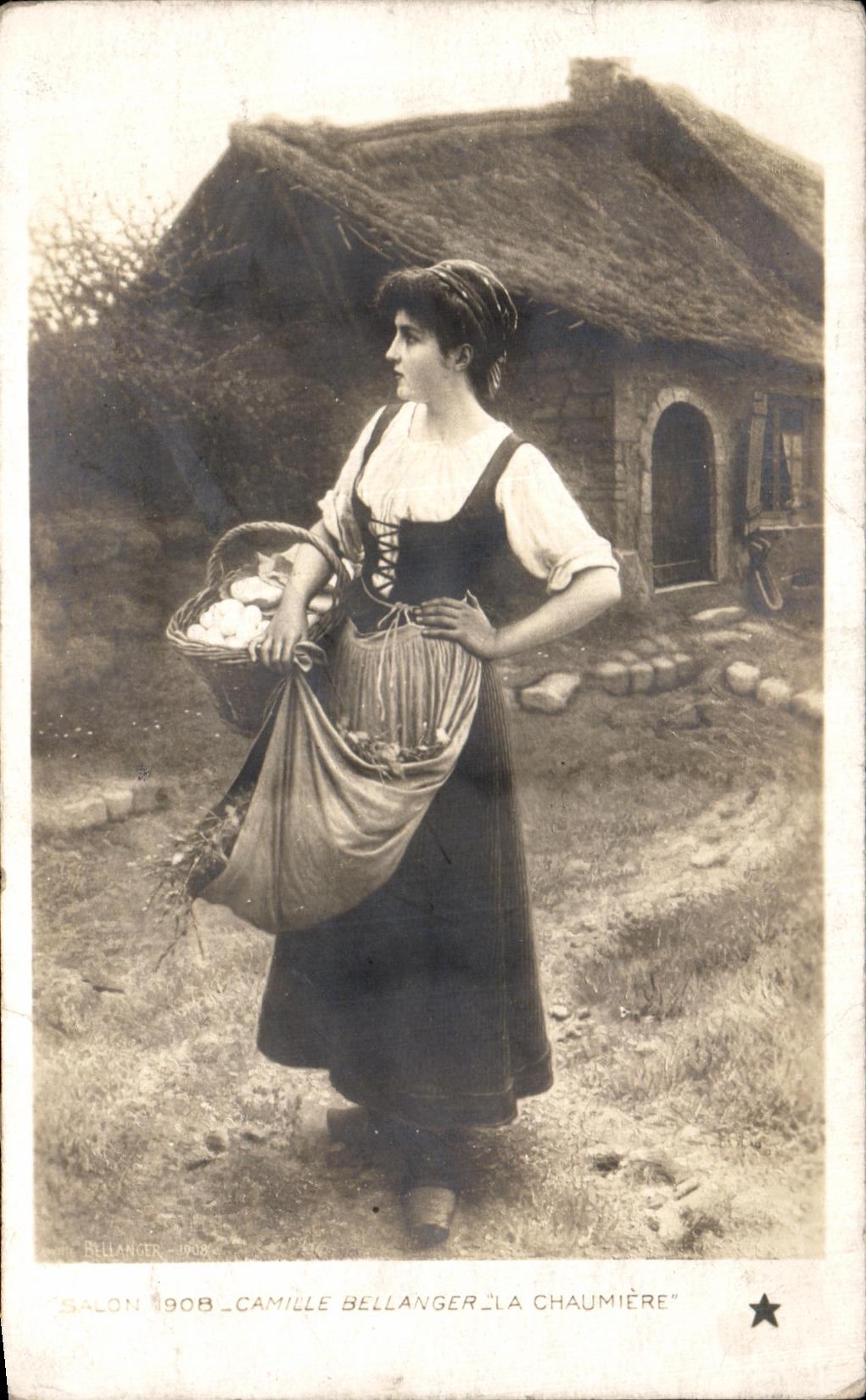 CPA Ssalon 1908 Bellanger La chaumiere 