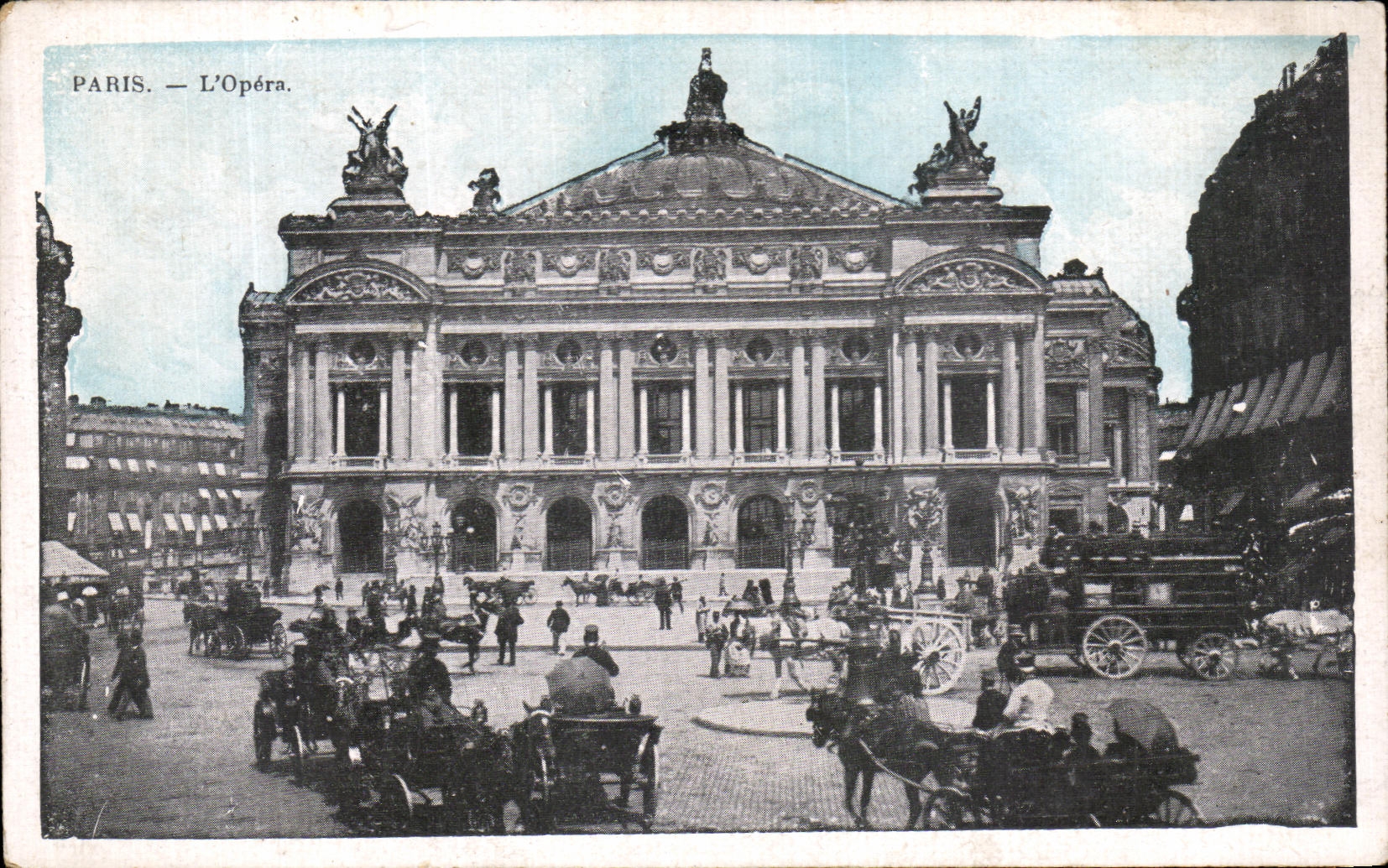 VINTAGE POSTCARD Paris L Operated