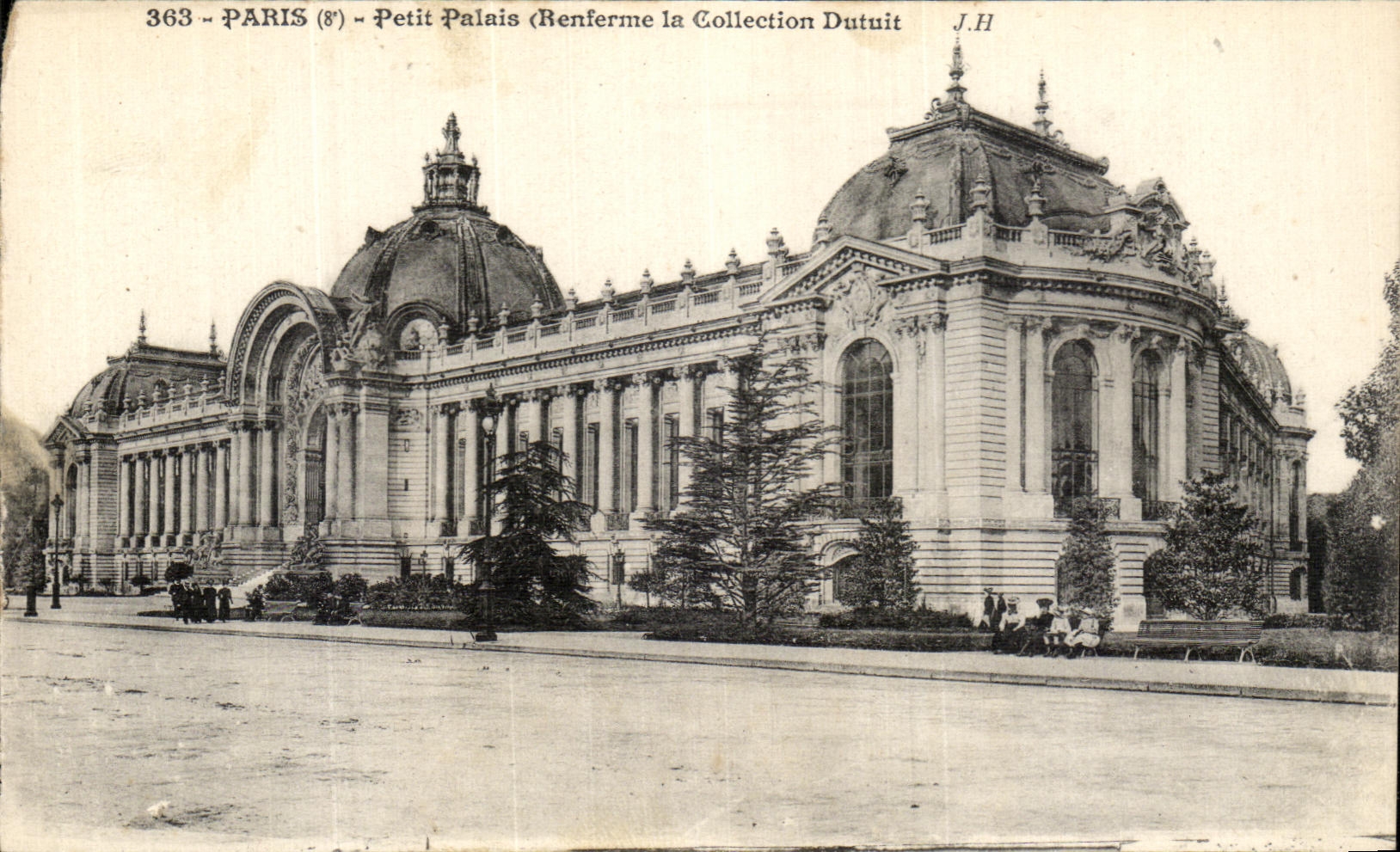 VINTAGE POSTCARD Paris Petit Palais