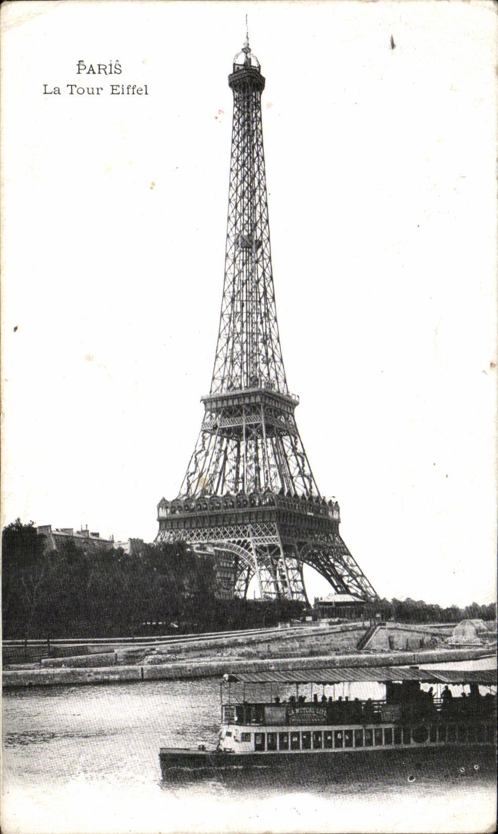 CPA Paris La Tour Eiffel Peniche 