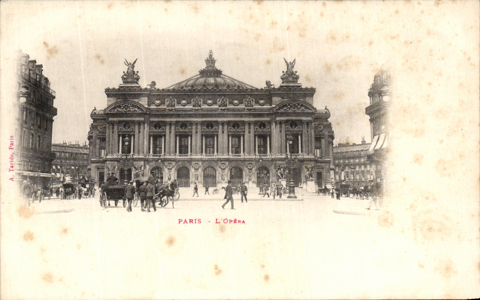 VINTAGE POSTCARD Paris L Operated