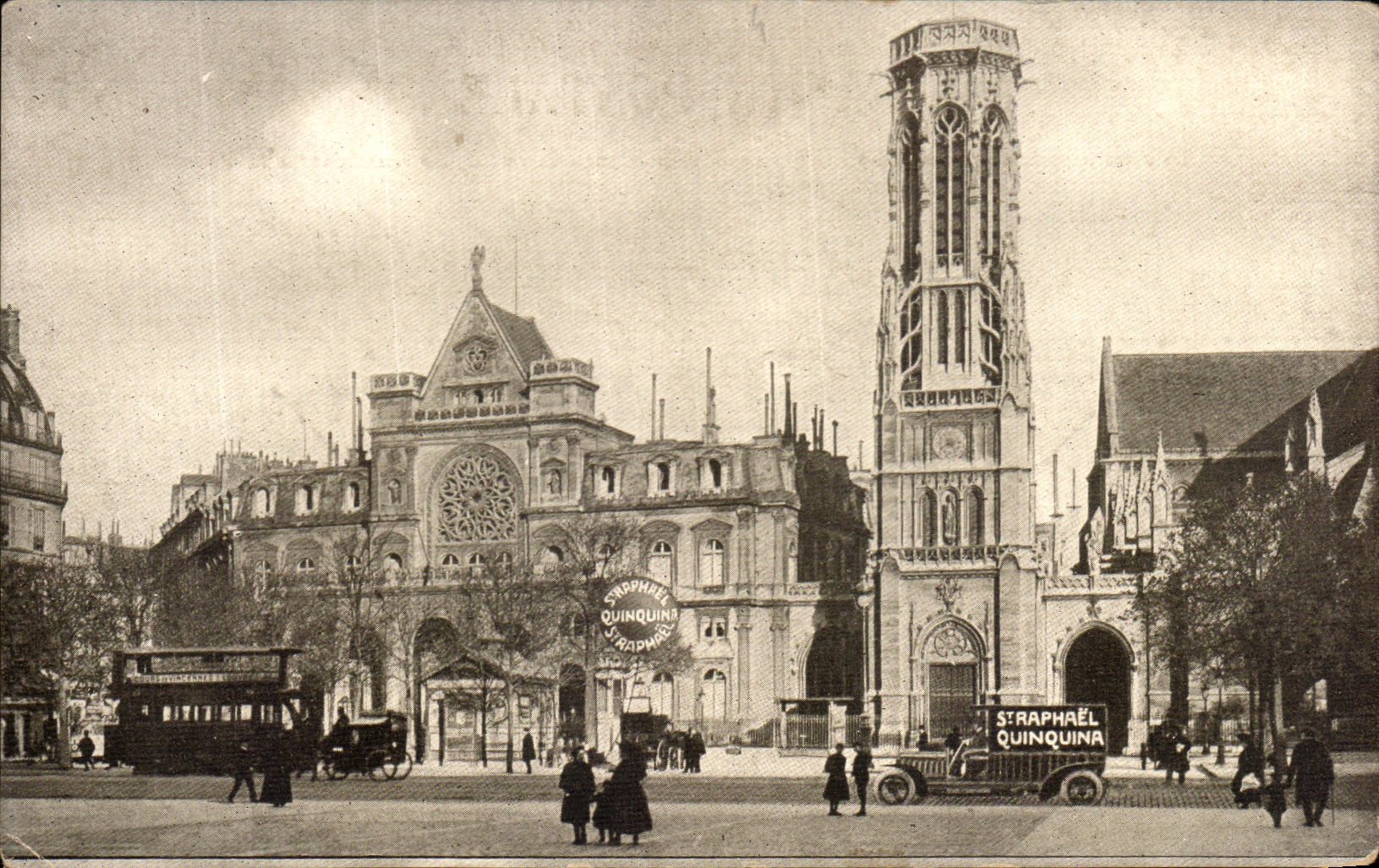 VINTAGE POSTCARD Paris German St L Auxerre native