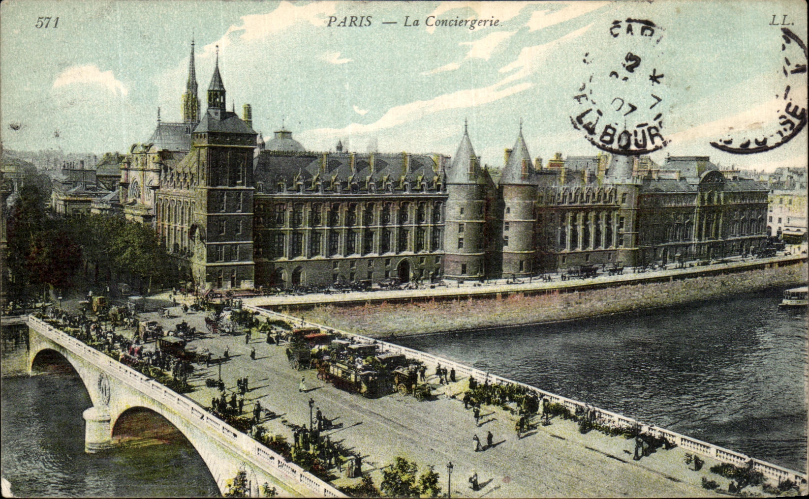 VINTAGE POSTCARD Paris the Caretaker s lodge