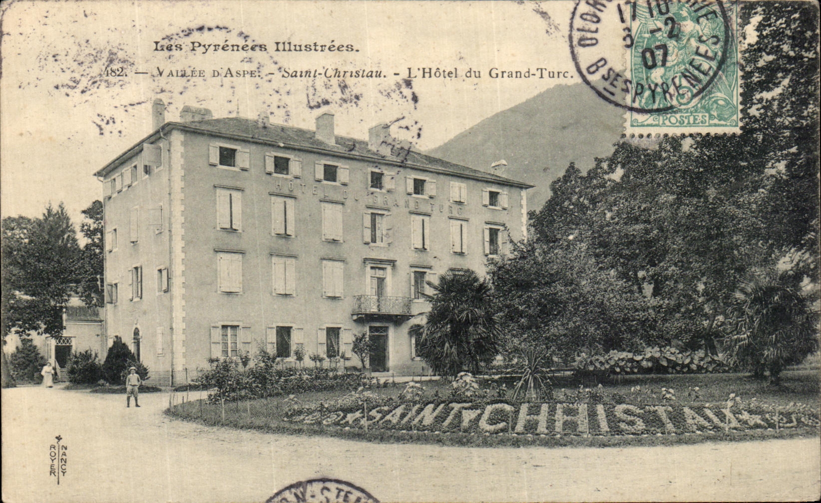 VINTAGE POSTCARD Valley D Holy Winder Christau L Hotel of the Large Turk