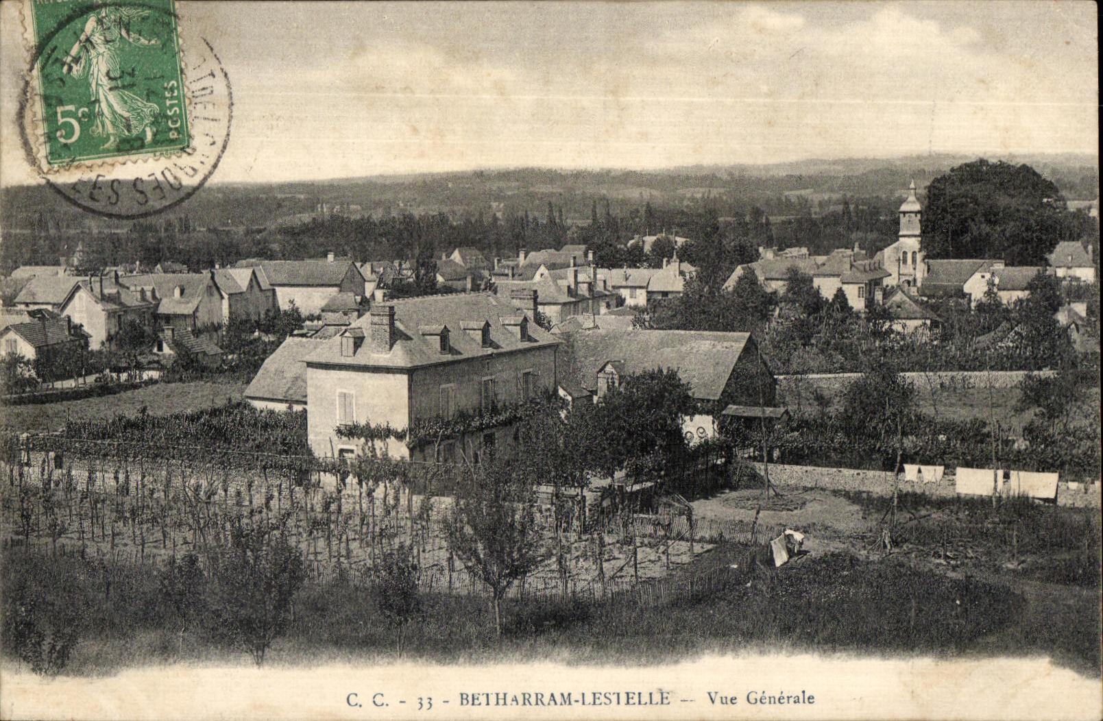 VINTAGE POSTCARD Betharram Lestelle View