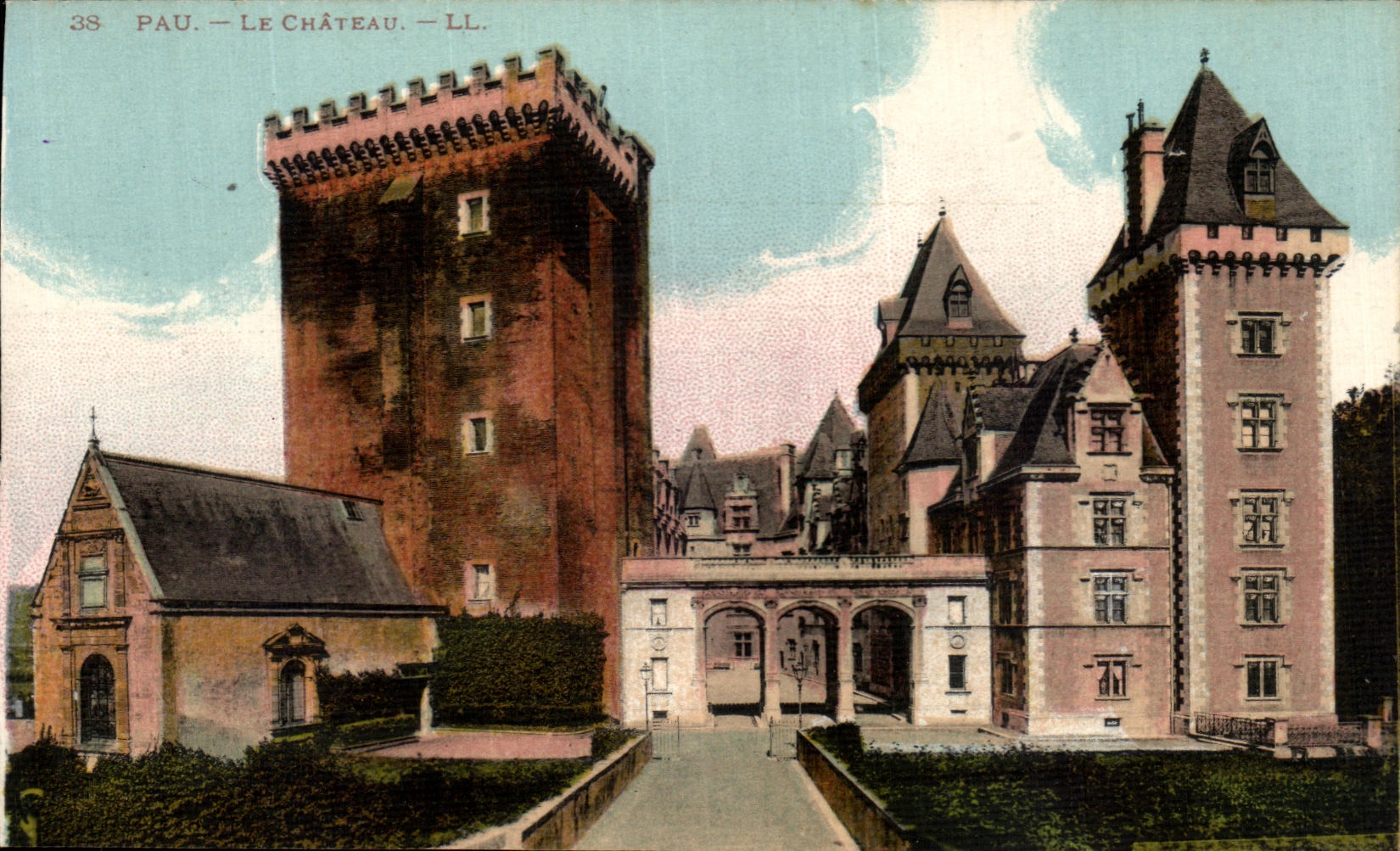 CPA Pau Le Chateau 