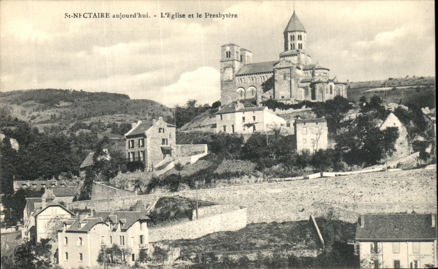 VINTAGE POSTCARD St Nectary L Church and the Presbytery