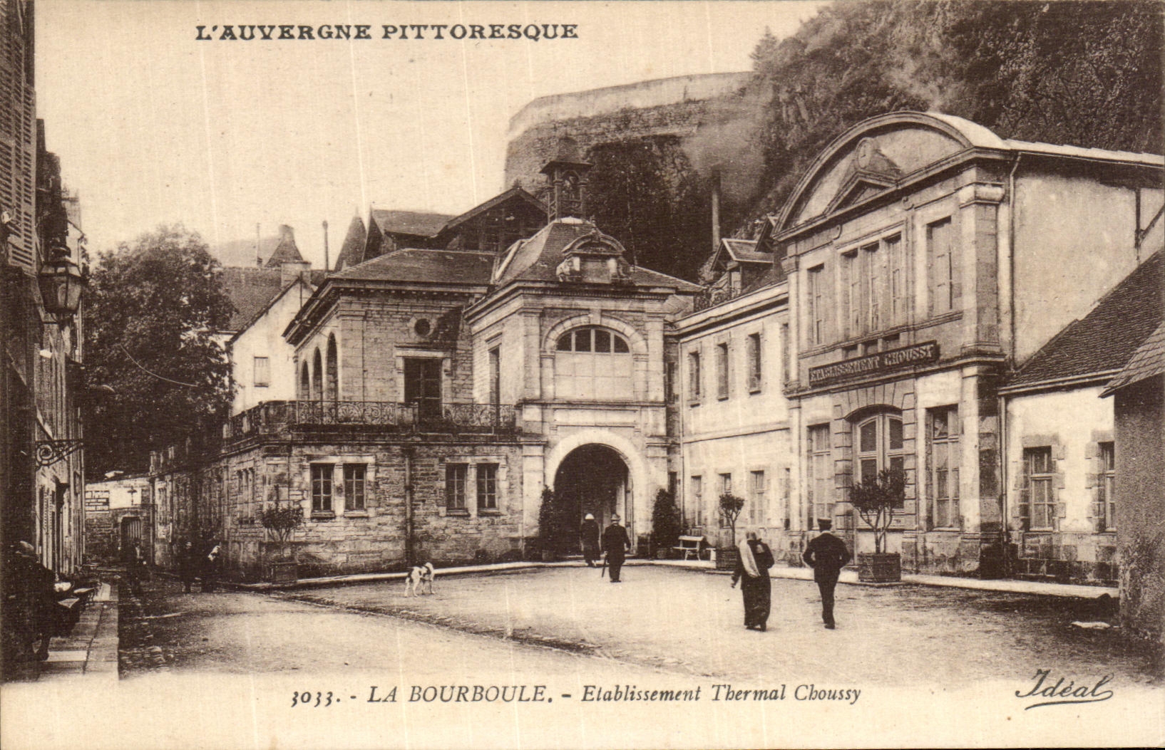 VINTAGE POSTCARD Bourboule Hydropathic establishment Choussy
