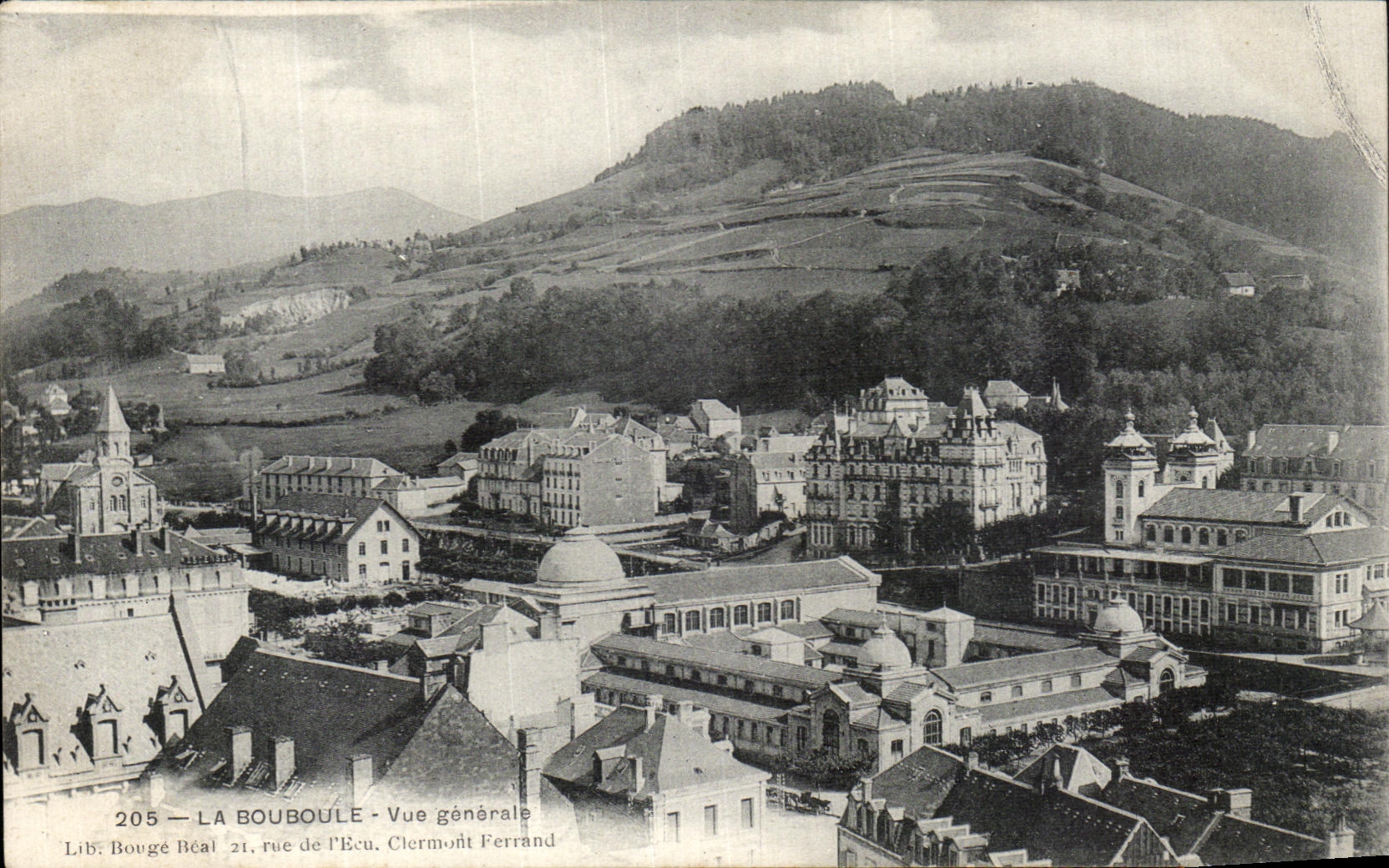 VINTAGE POSTCARD Bourboule View