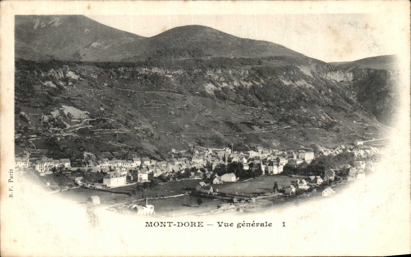 VINTAGE POSTCARD the Mount Gilds View