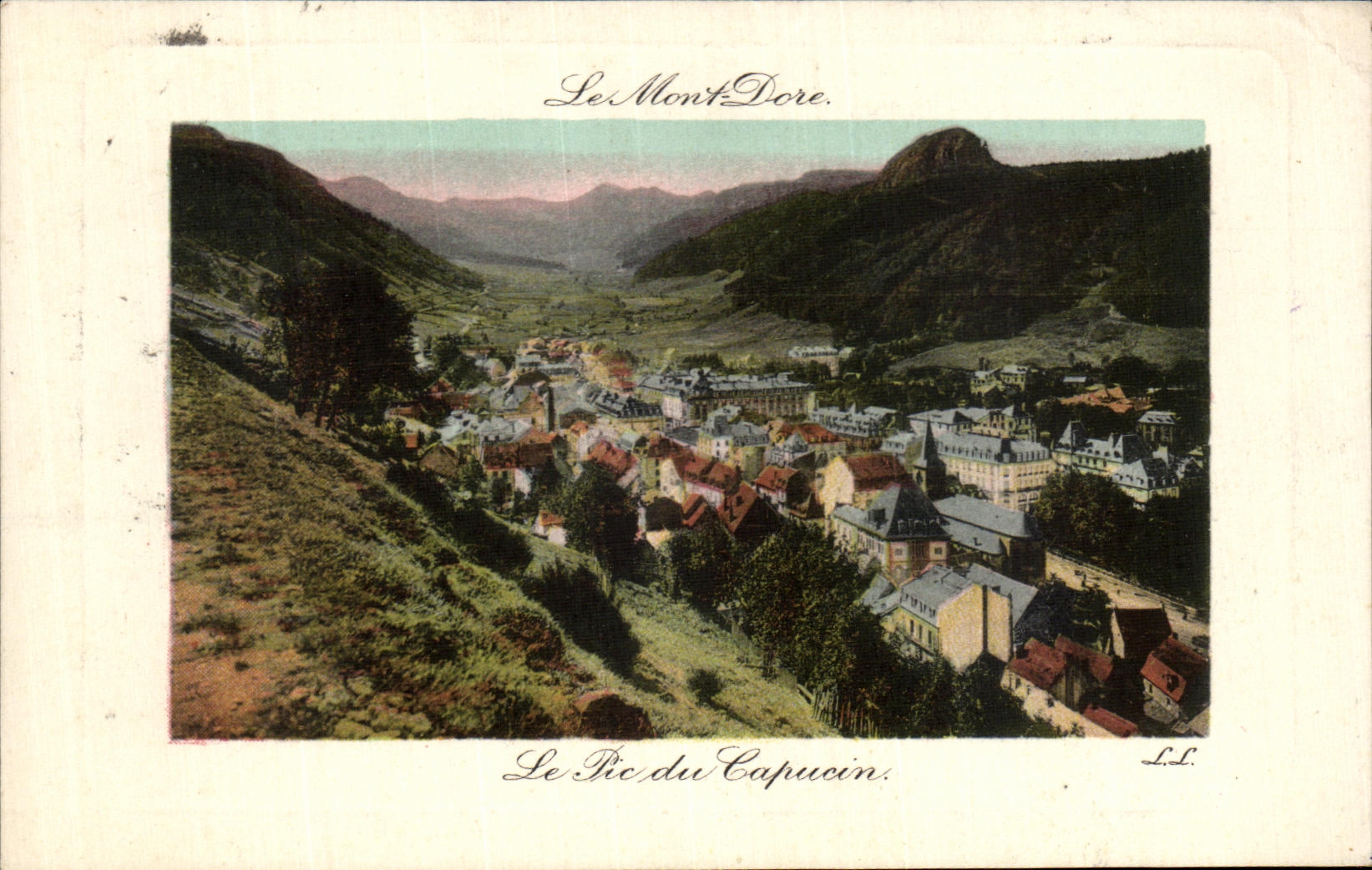 VINTAGE POSTCARD the Mount Gilds the Peak of the Capuchin