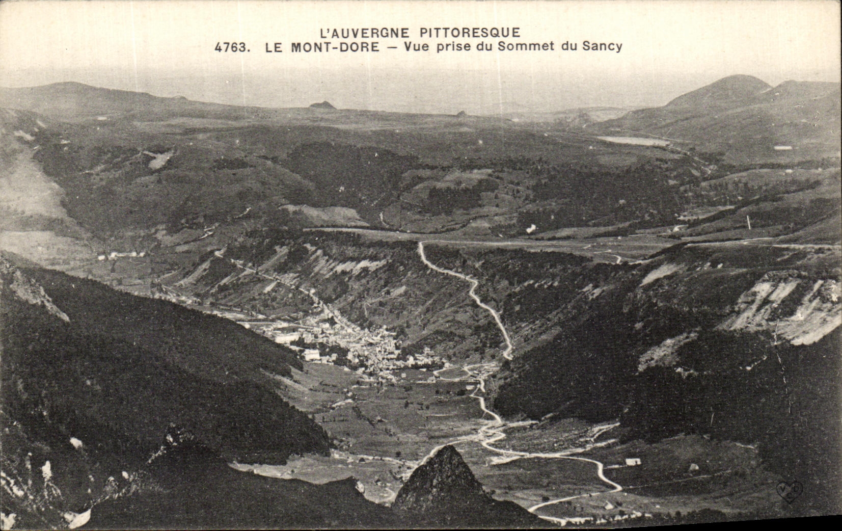 VINTAGE POSTCARD the Mount Gilds Seen Orise of the Summit of Sancy