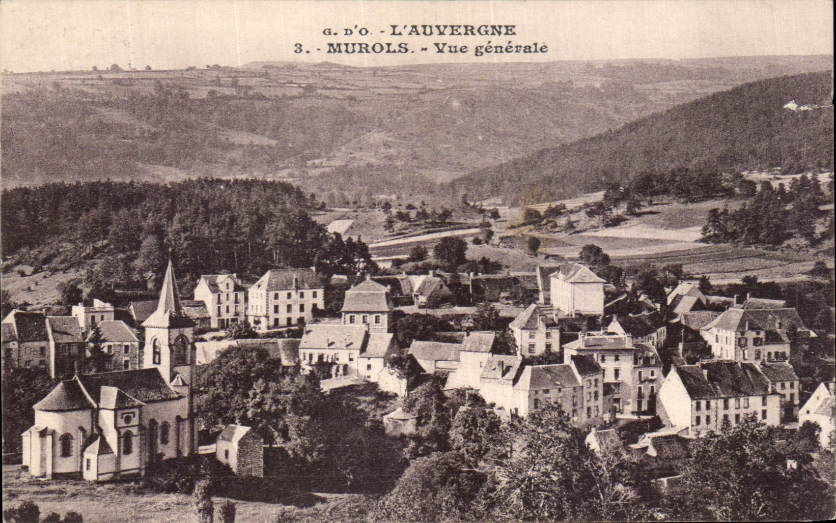 VINTAGE POSTCARD Murols View