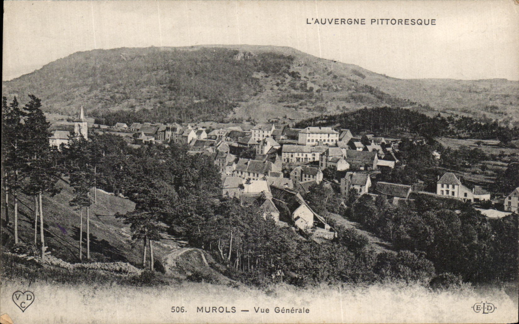 VINTAGE POSTCARD Murols View