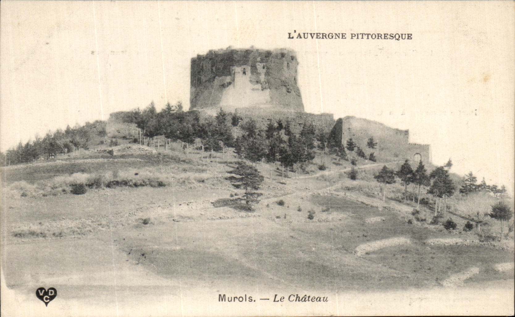 VINTAGE POSTCARD Murols the castle
