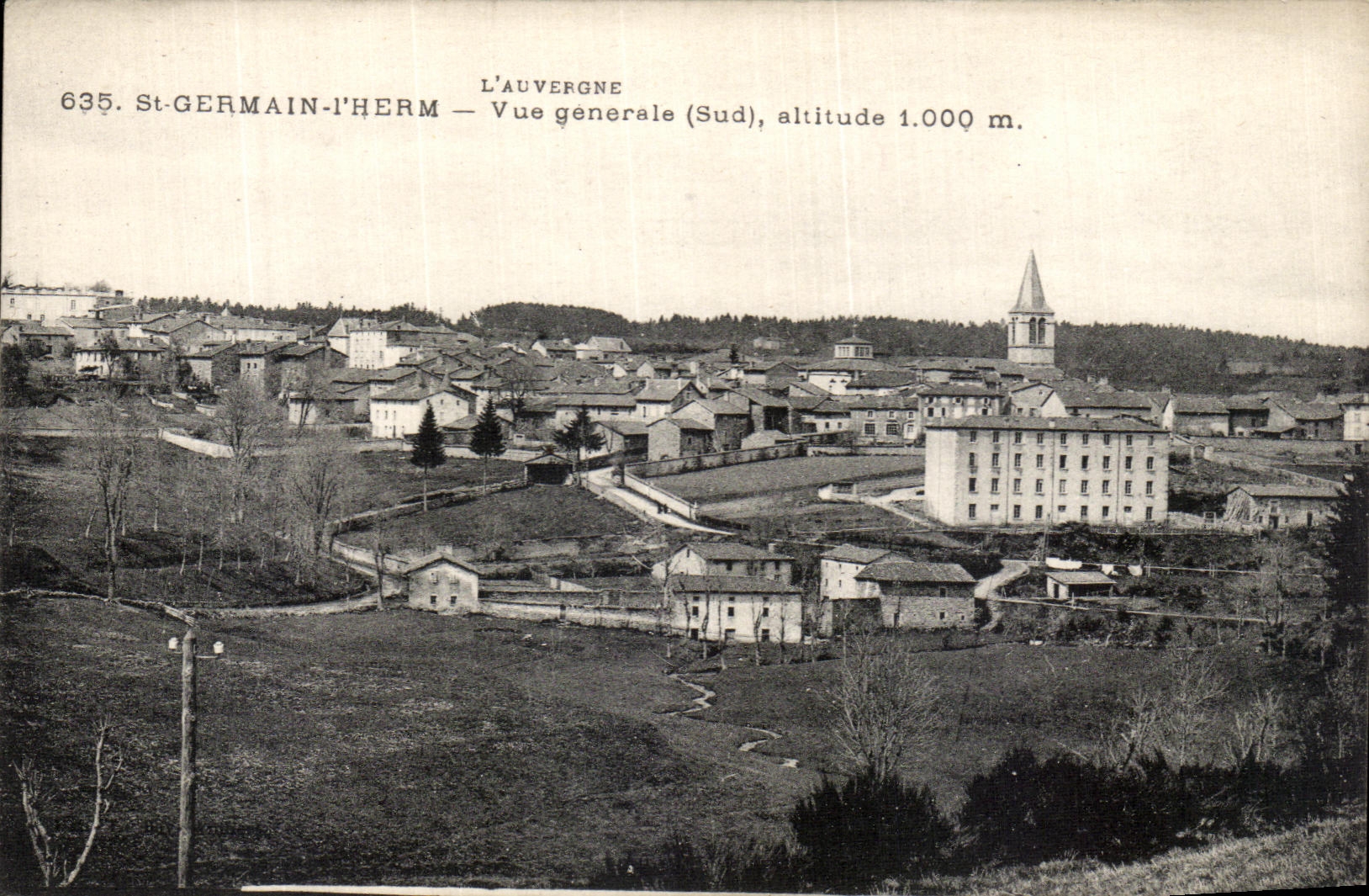 VINTAGE POSTCARD German St L Herm View