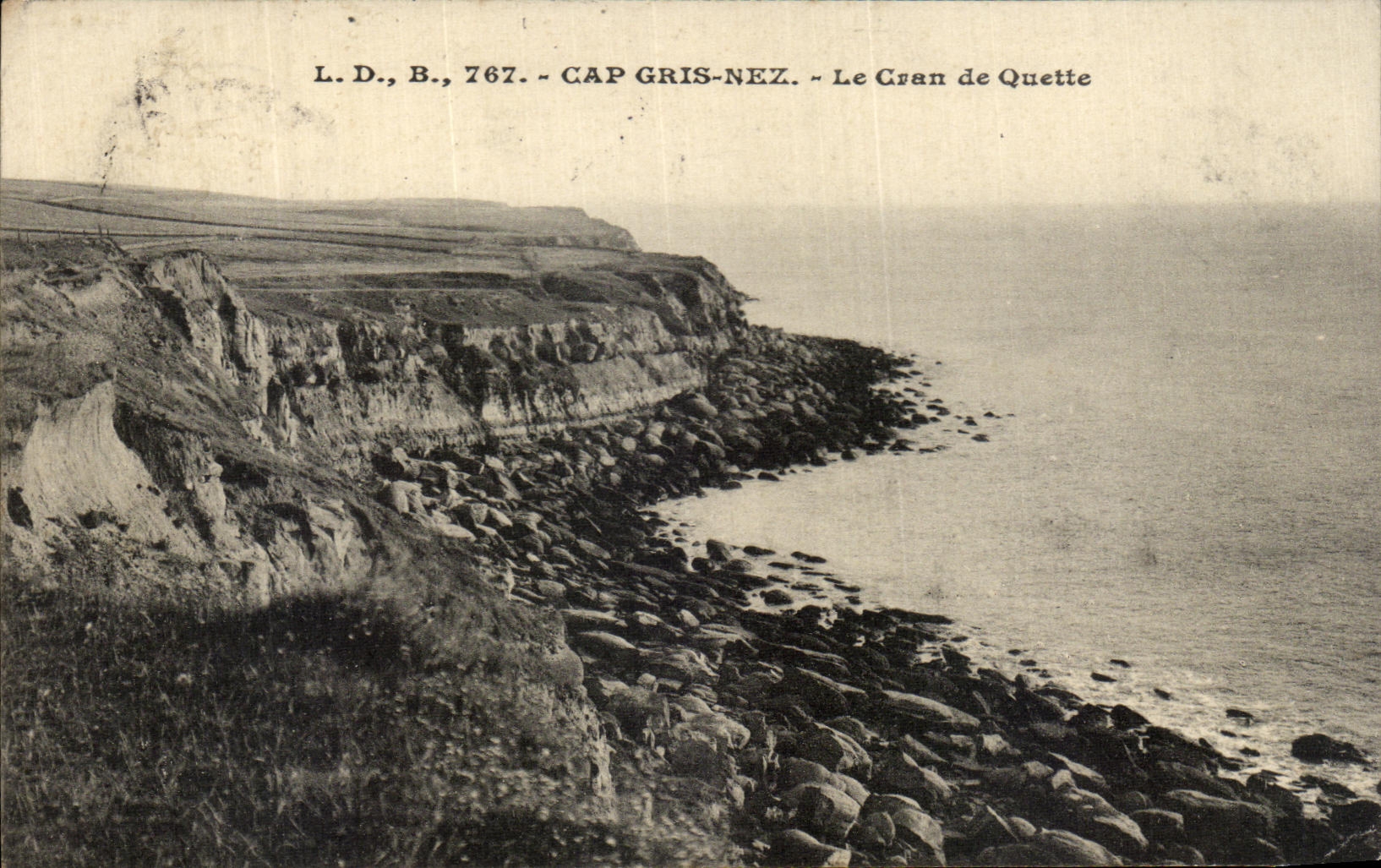 VINTAGE POSTCARD Gray Cape Nose the Notch of Quette