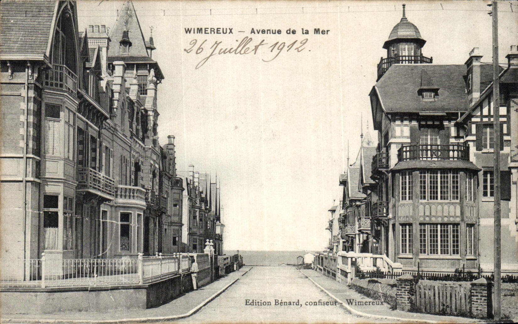 CPA Wimereux Avenue de La Mer