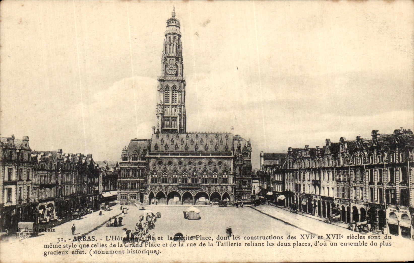 CPA Arras L Hotel de Ville