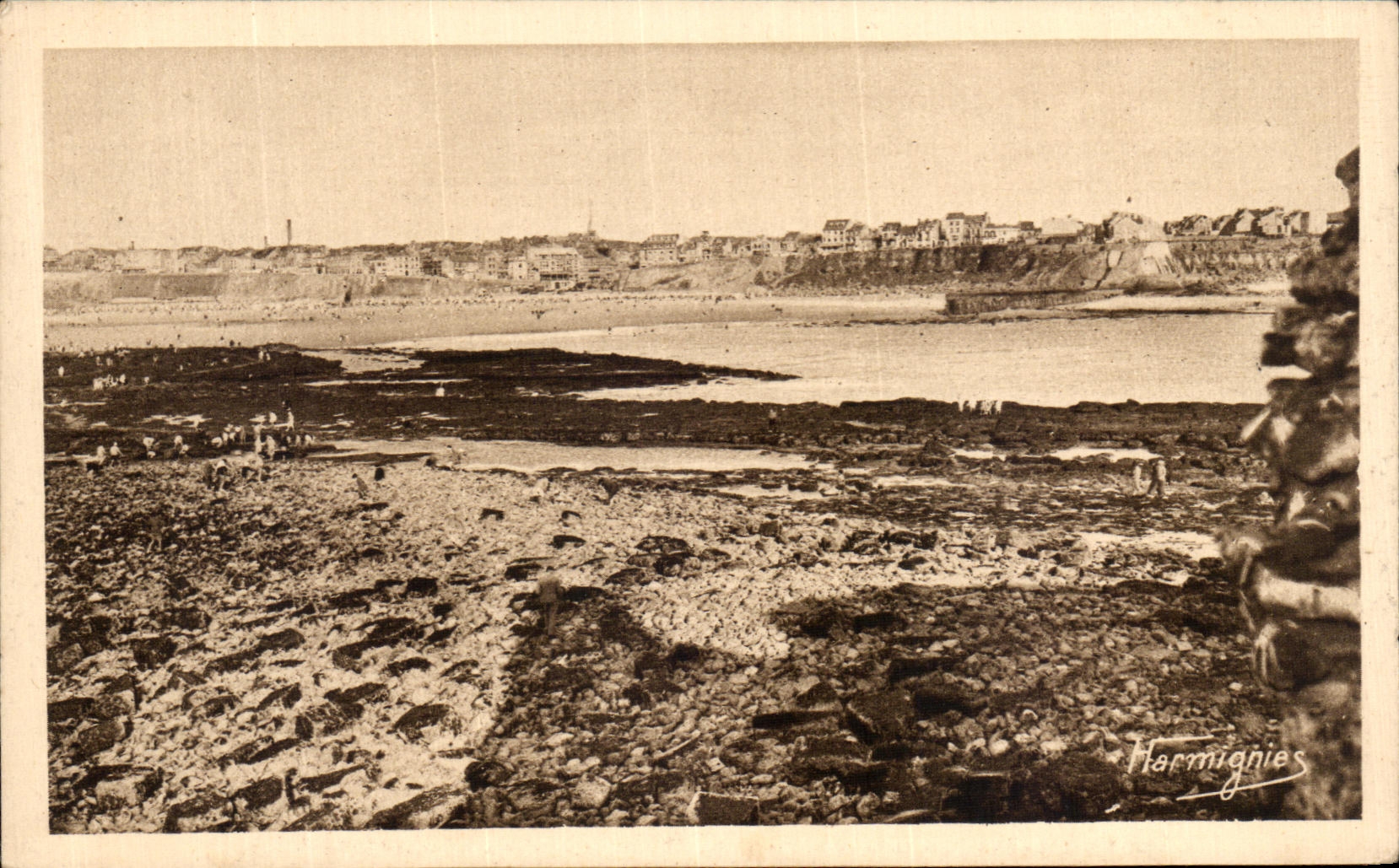 POSTAL Portel de la VENDIMIA visto de Fort