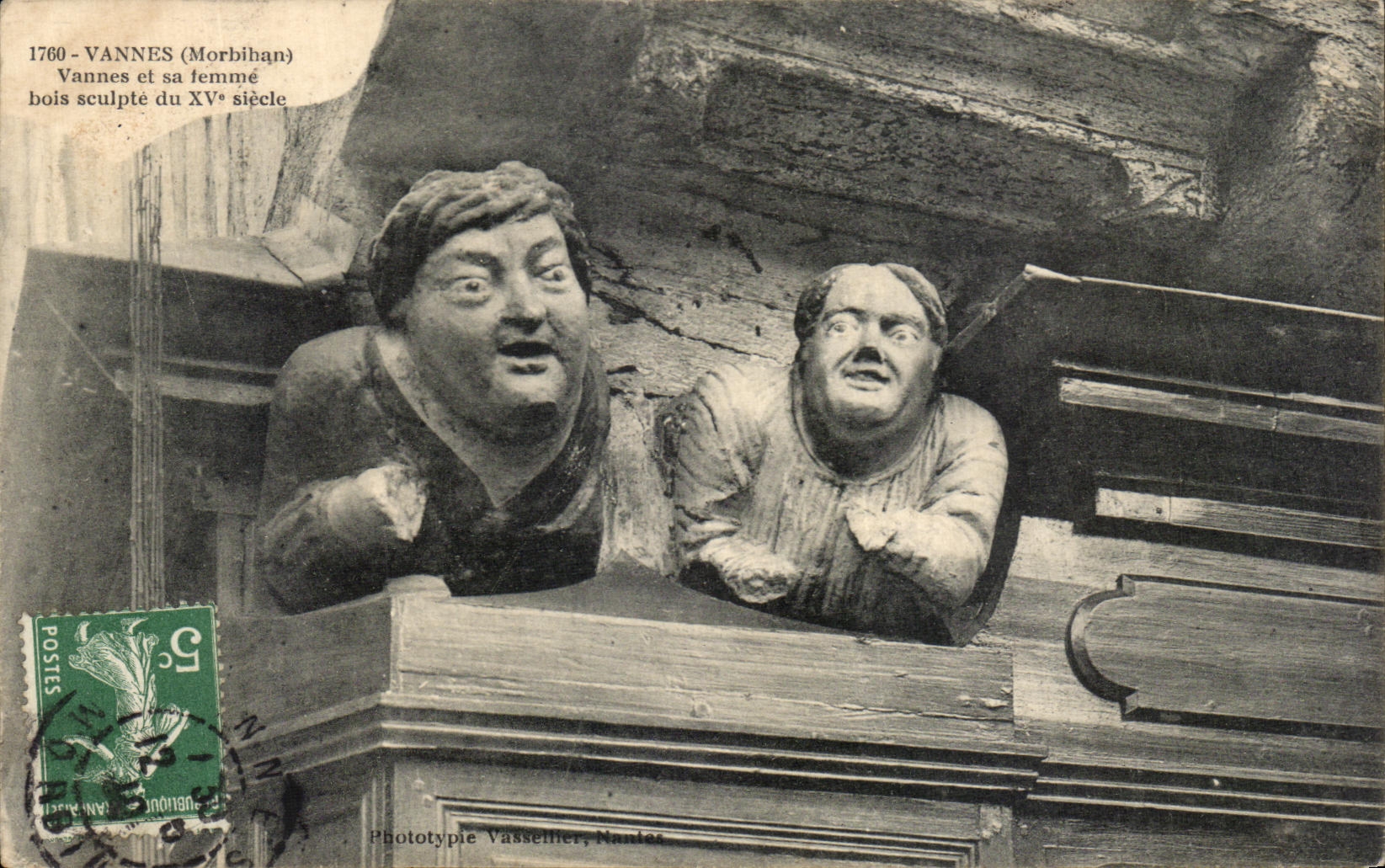 Valvulas de la POSTAL de la VENDIMIA y su esposa