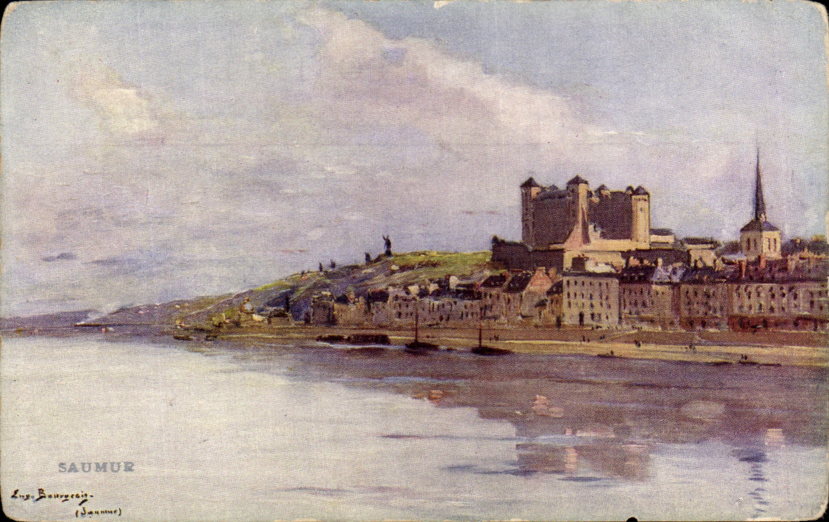VINTAGE POSTCARD Saumur Castle