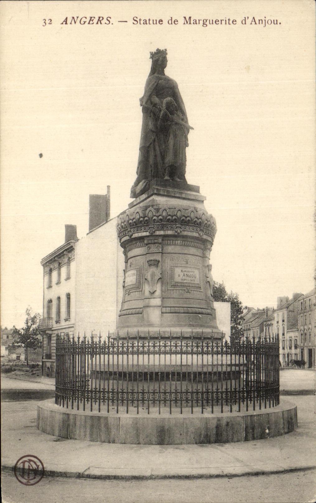 VINTAGE POSTCARD Angers Rules of Marguerite D Anjou