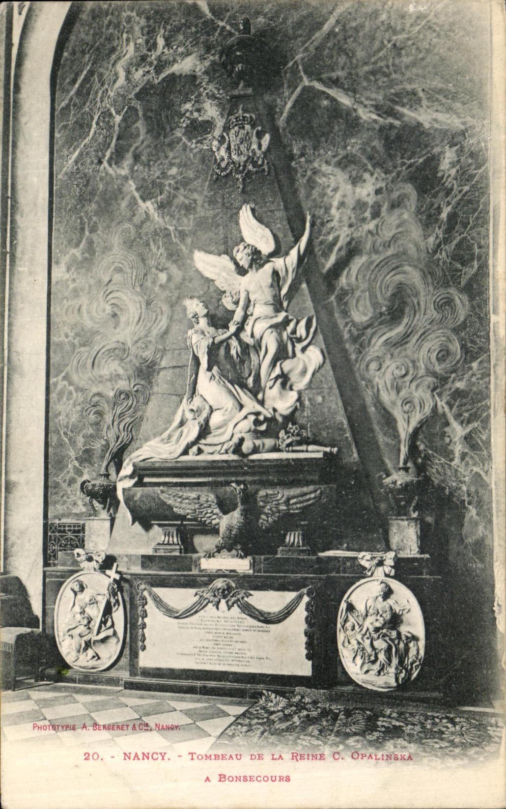 CPA Nancy Tombeau De La Reine Opalinska a Bonsecours