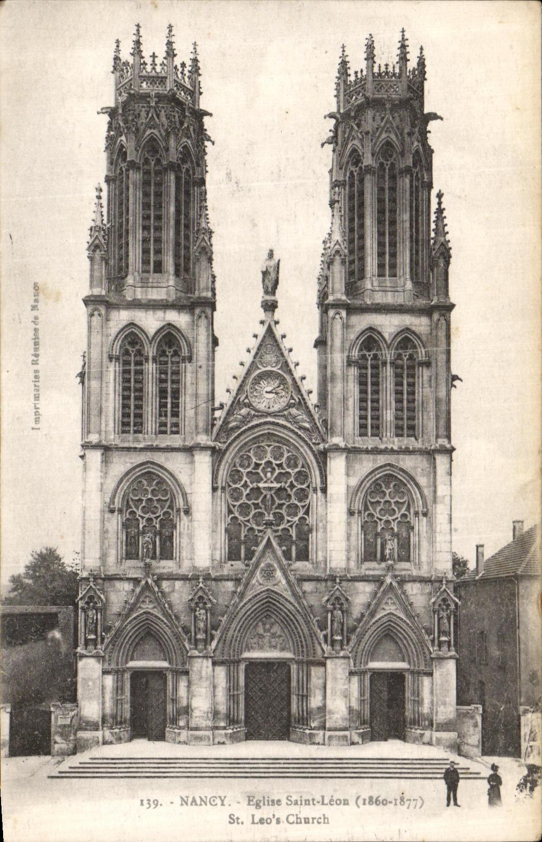 CPA Nancy Eglise Saint Leon 