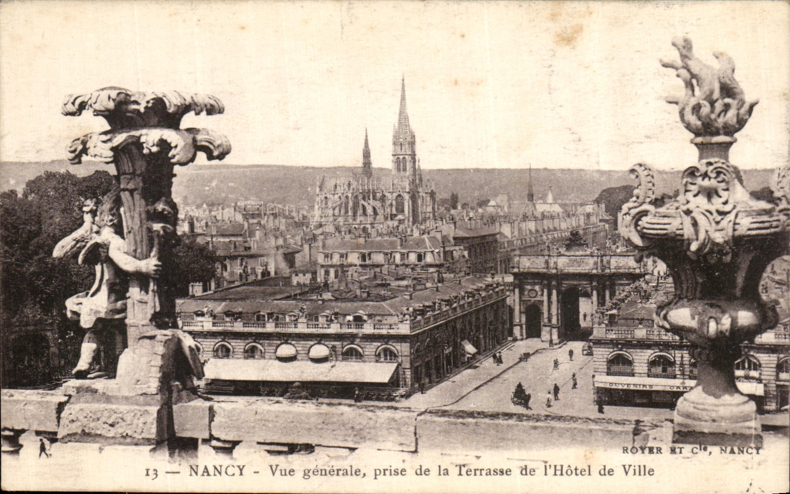 CPA Nancy Vue Generale Prise de La Terrasse de L Hotel de Ville