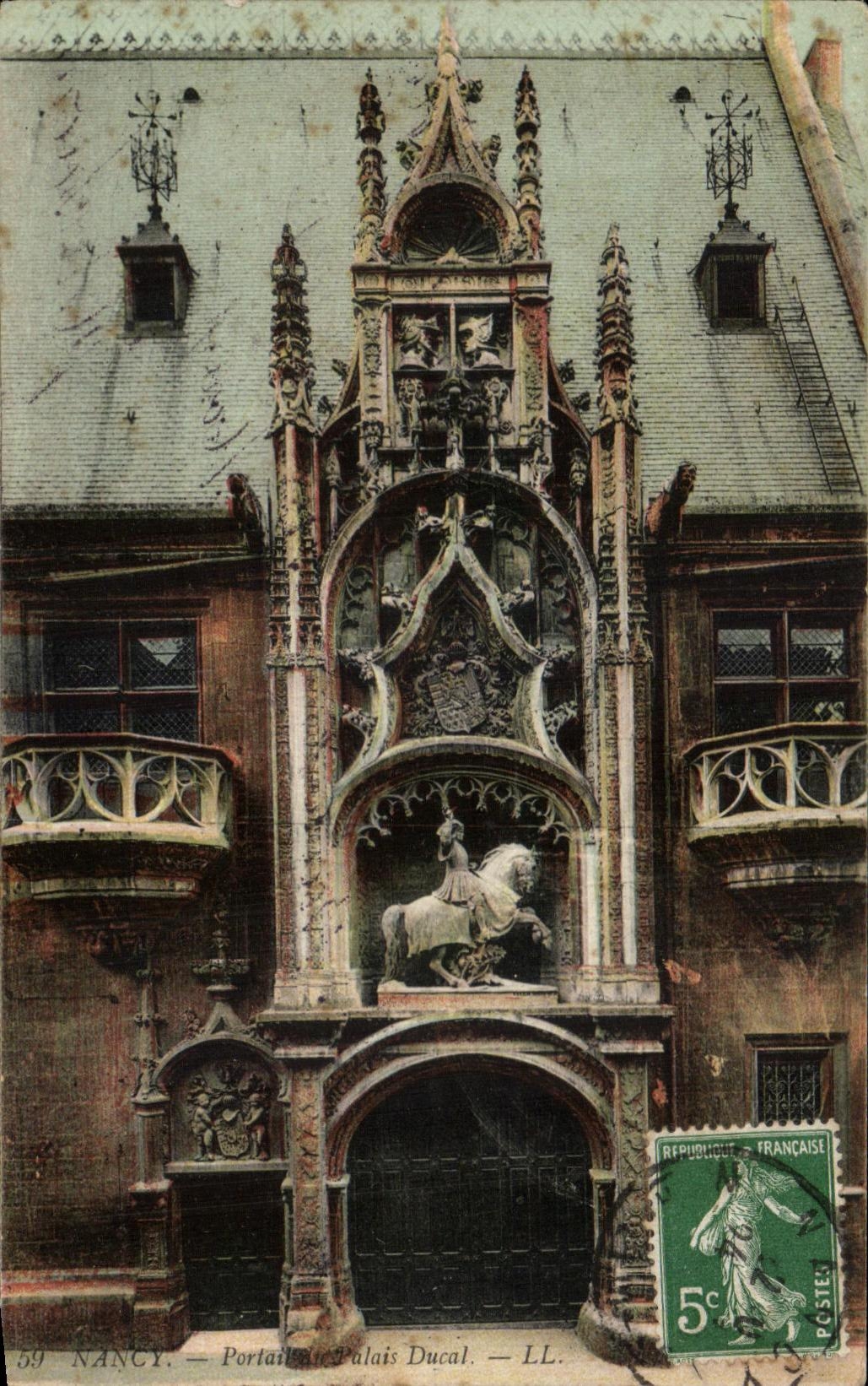 CPA Nancy Portail du palais Ducal 