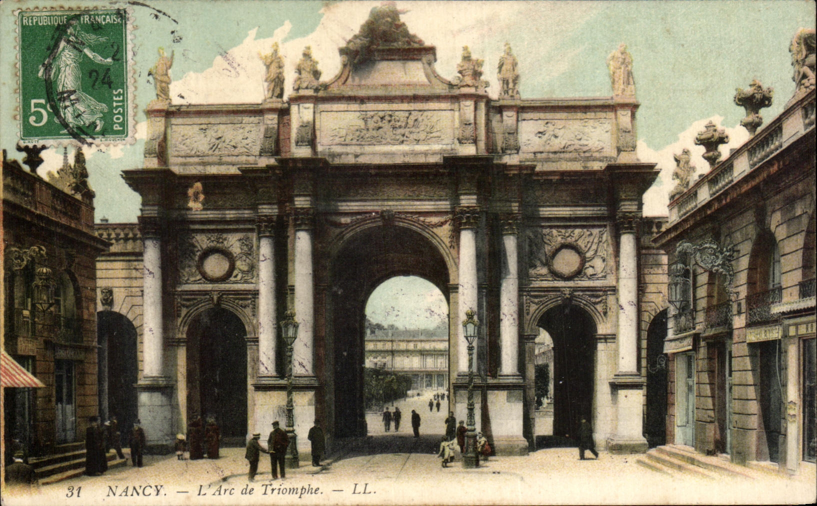 CPA Nancy L Arc De triomphe 