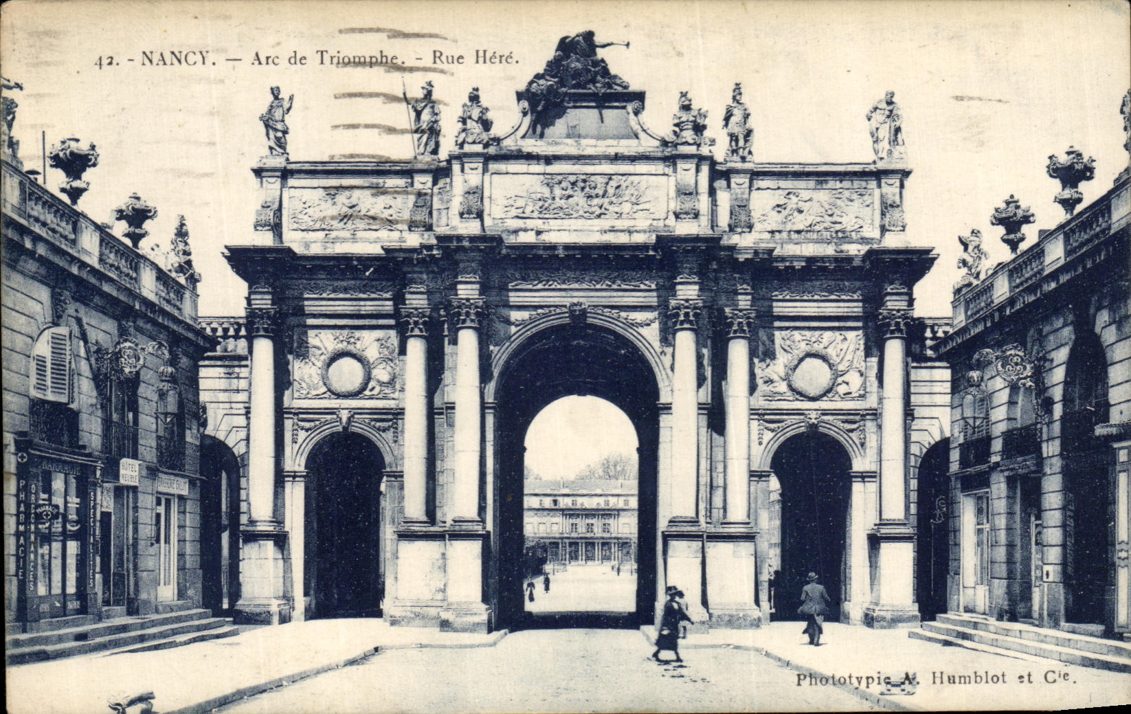 CPA Nancy Arc de Triomphe 