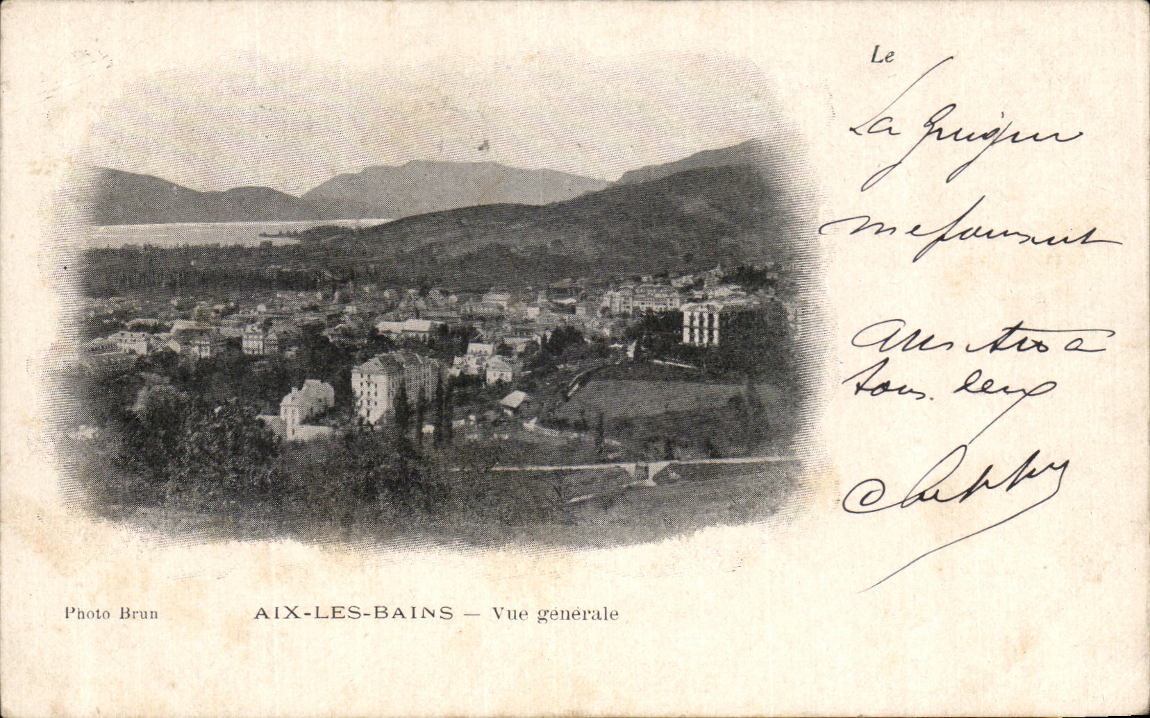 VINTAGE POSTCARD Aix View