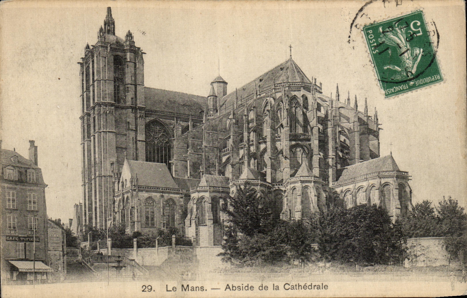VINTAGE POSTCARD Mans Apse of the Cathedral