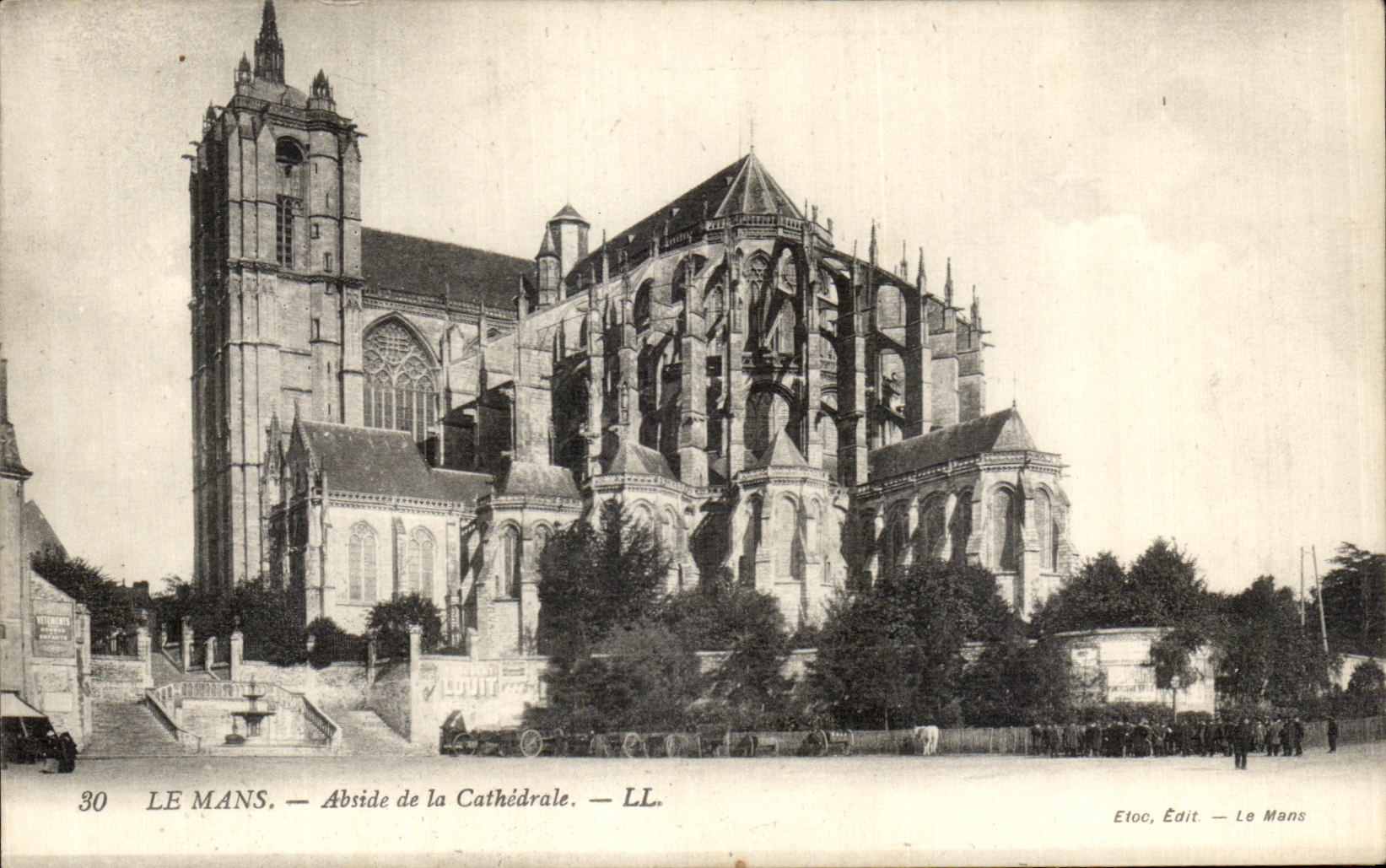 VINTAGE POSTCARD Mans Apse of the Cathedral