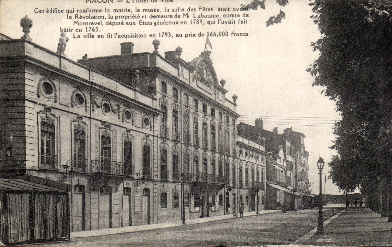 VINTAGE POSTCARD Mason L town hall