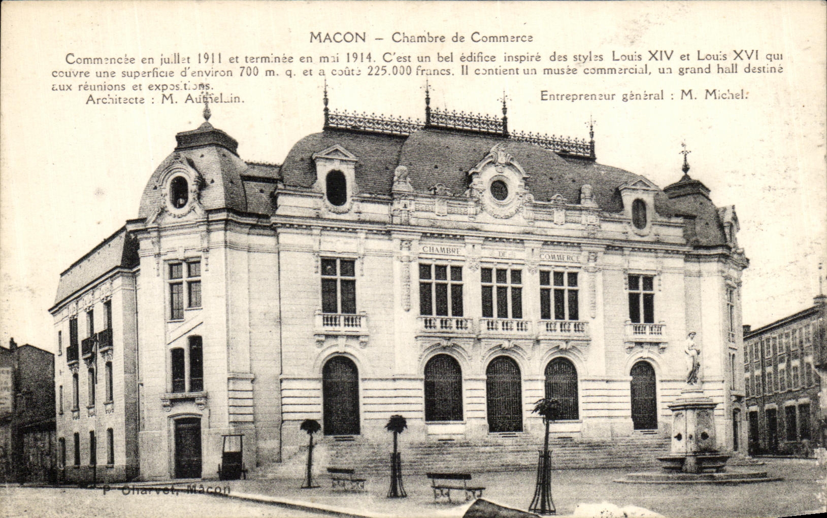 VINTAGE POSTCARD Mason Chamber of commerce