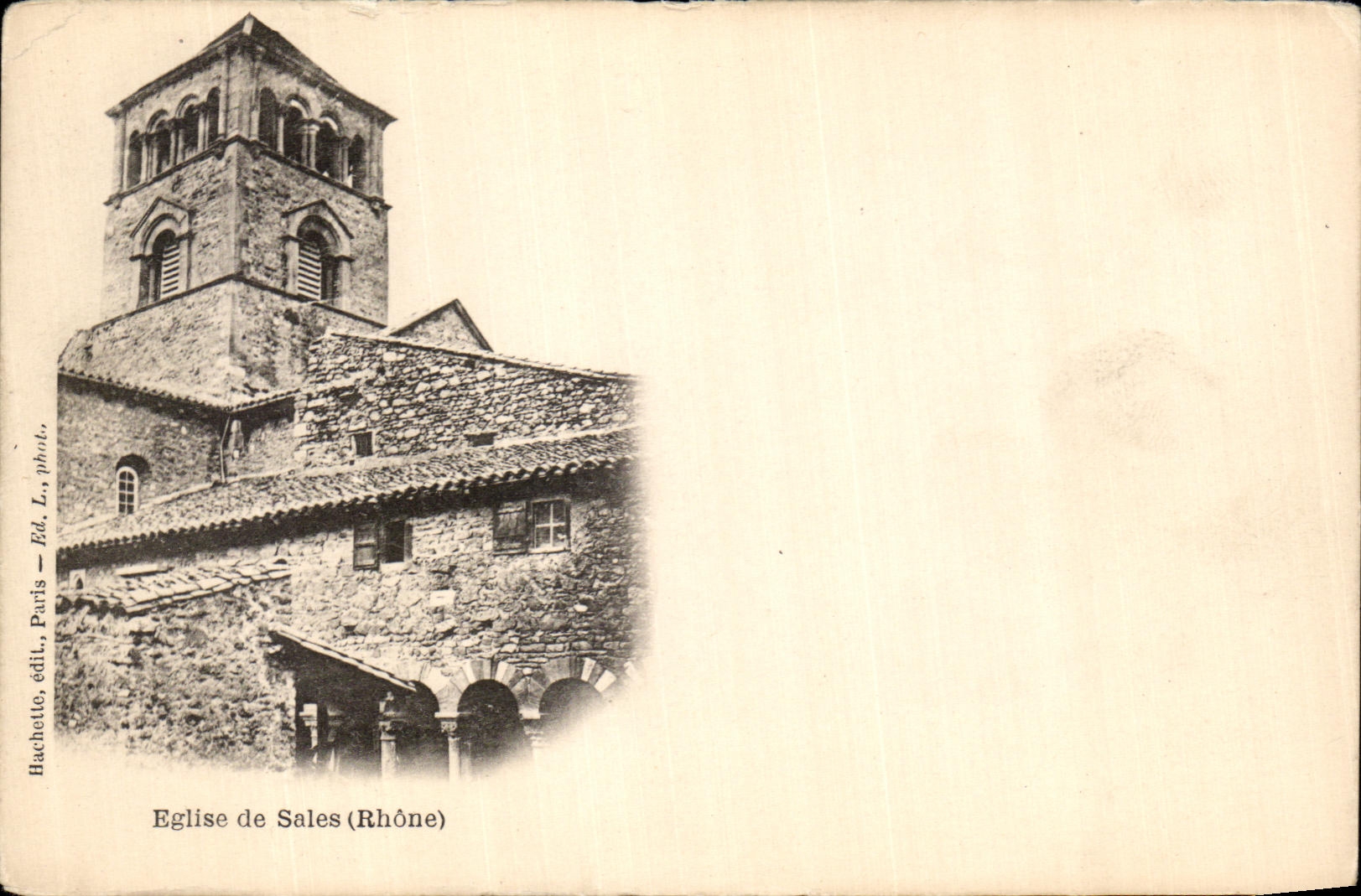 VINTAGE POSTCARD Church the Dirty ones