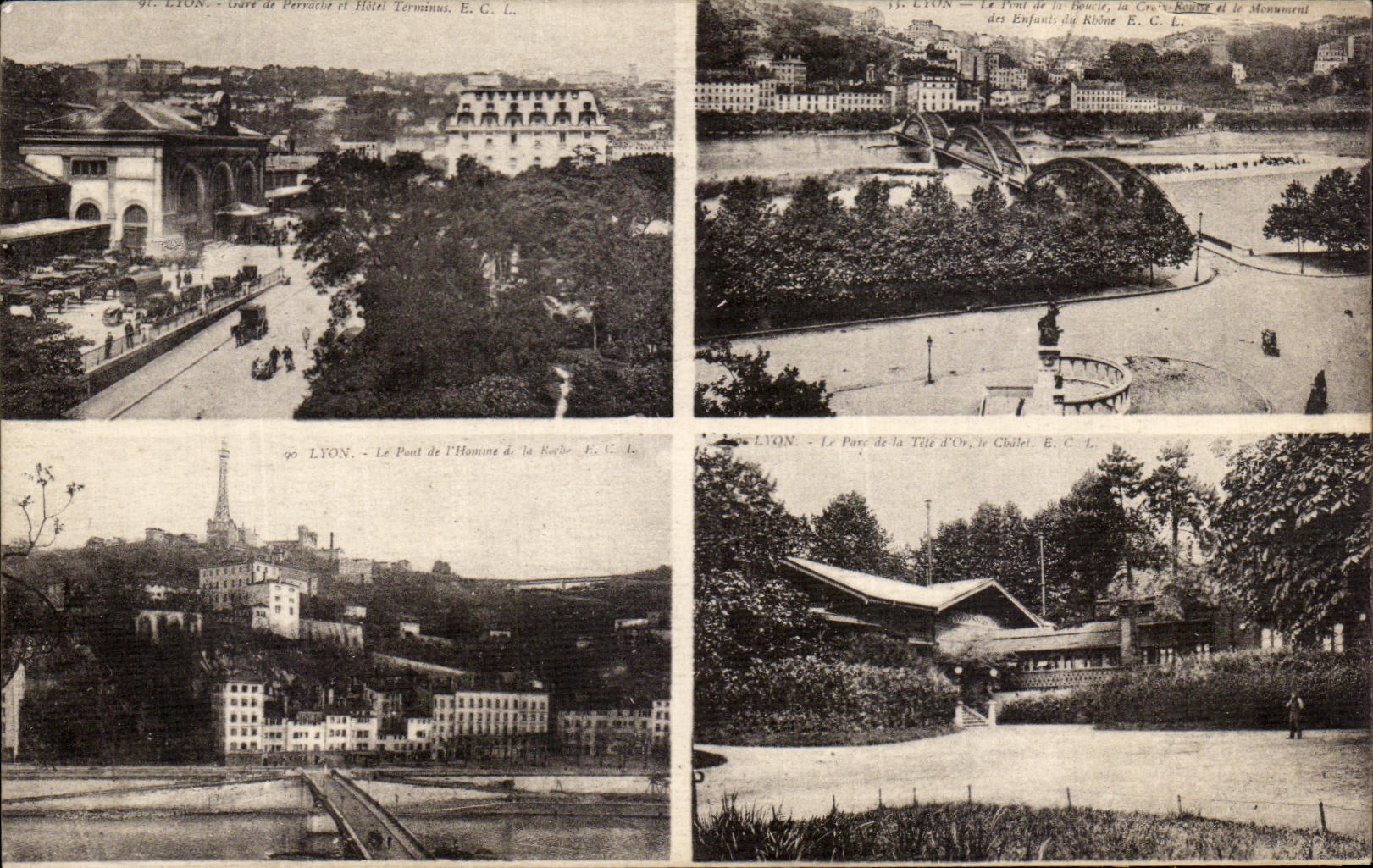 VINTAGE POSTCARD Lyon