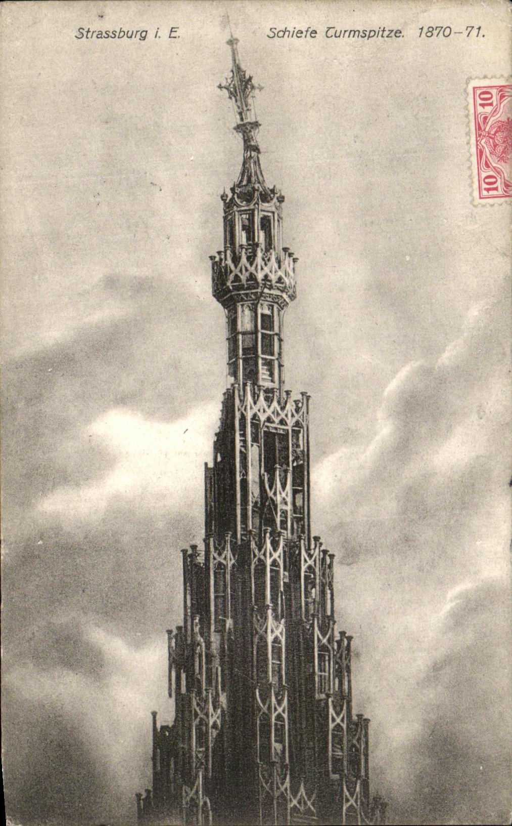 VINTAGE POSTCARD Strasbourg