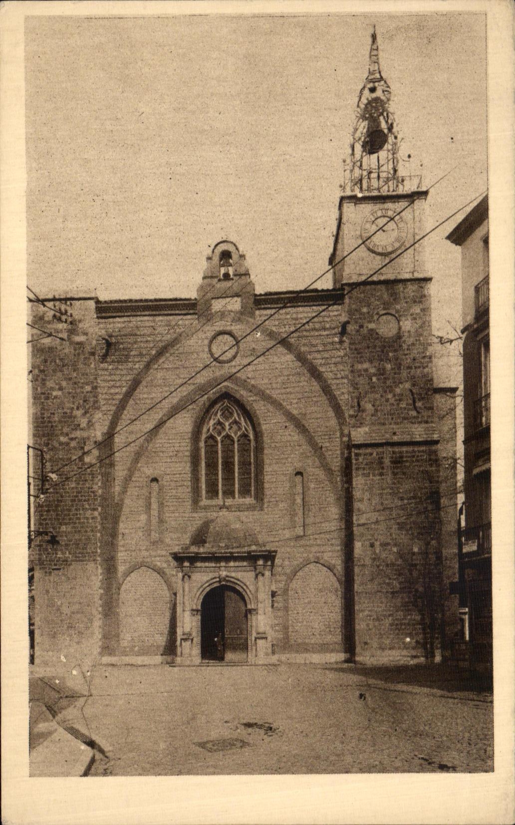 VINTAGE POSTCARD Perpignan the Cathedral