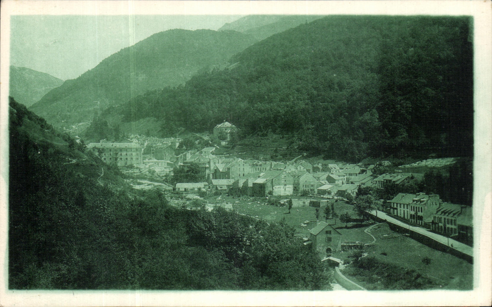 VINTAGE POSTCARD Beautiful Landscapes Of France the Pyrenees Bareges View