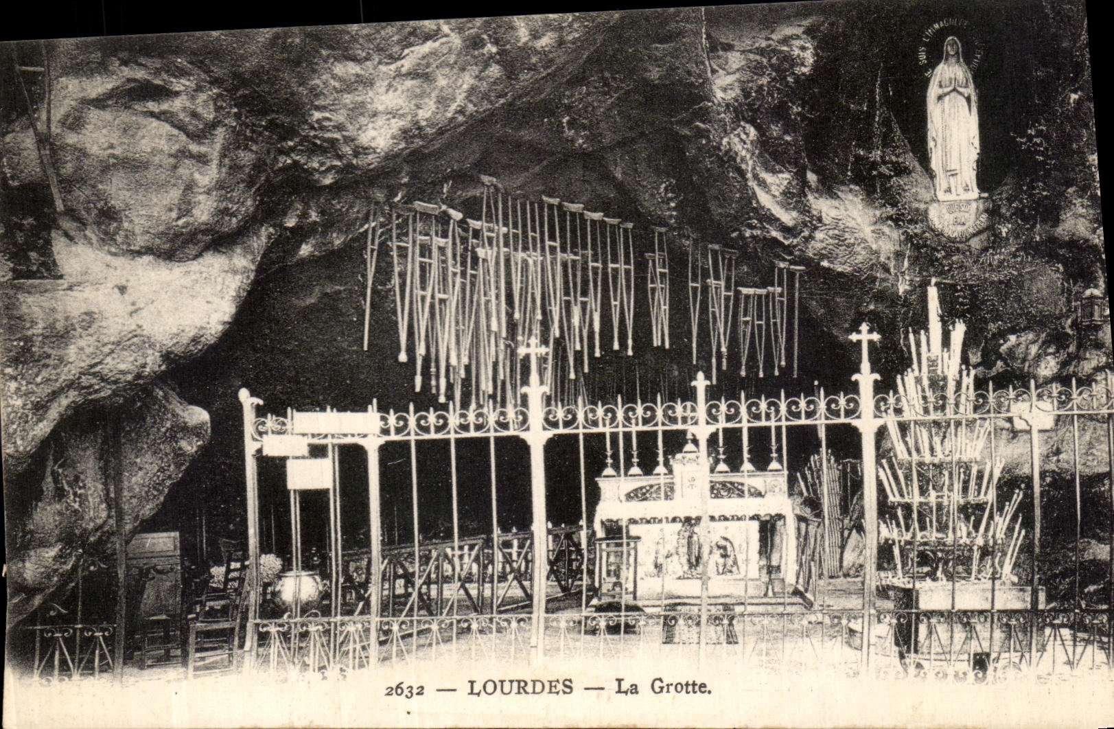 VINTAGE POSTCARD Heavy the Cave