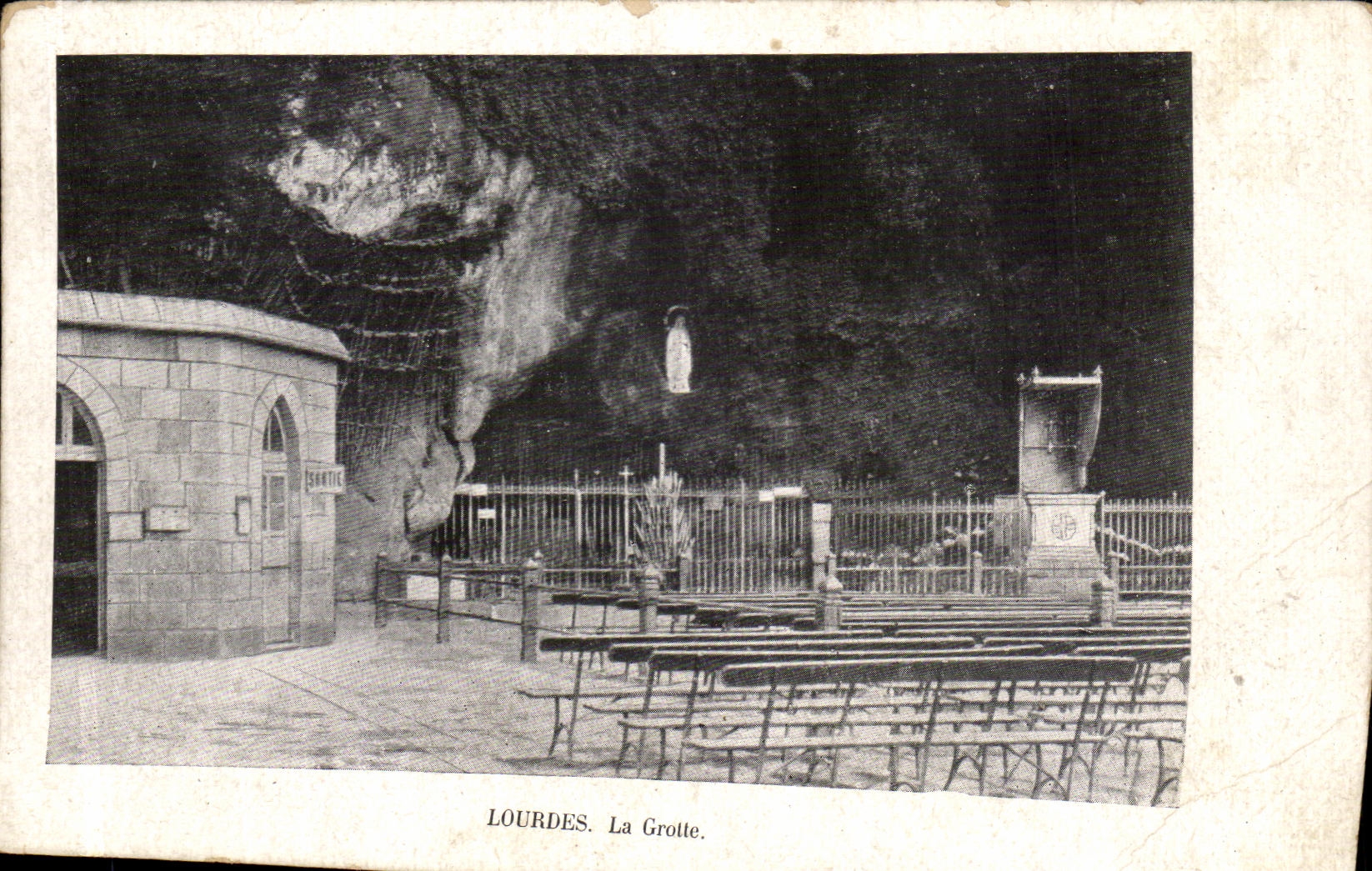 VINTAGE POSTCARD Heavy the Cave