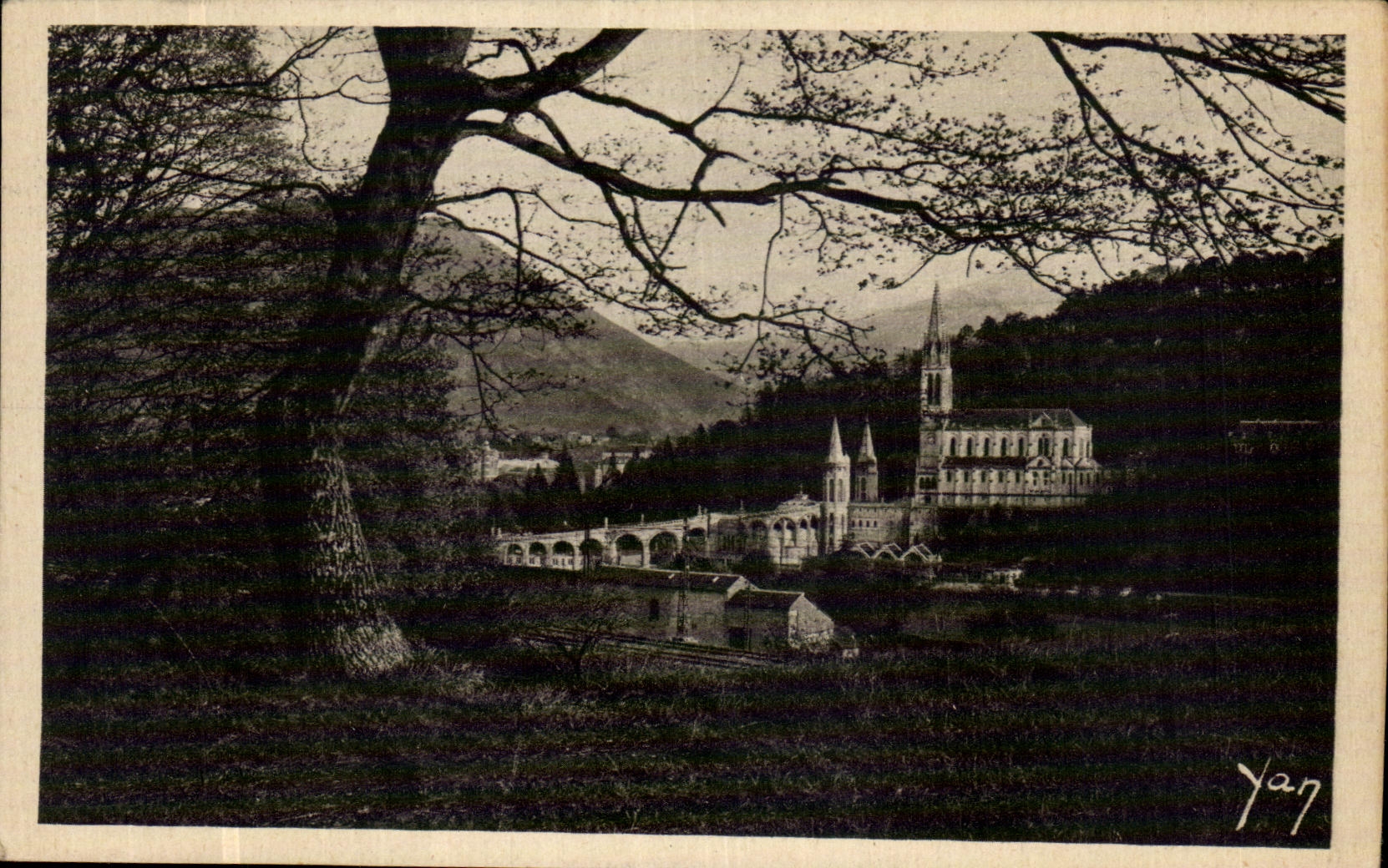 VINTAGE POSTCARD Heavy the Basilica