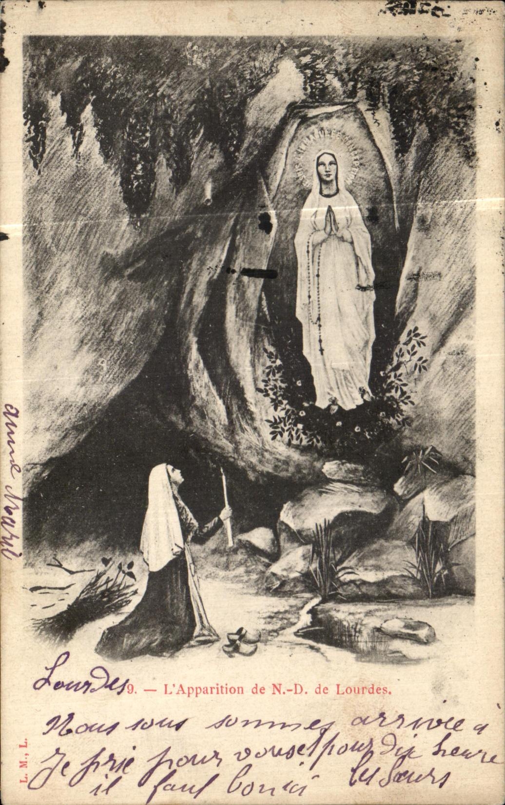 VINTAGE POSTCARD Heavy L Appearance of NR D Of Doors