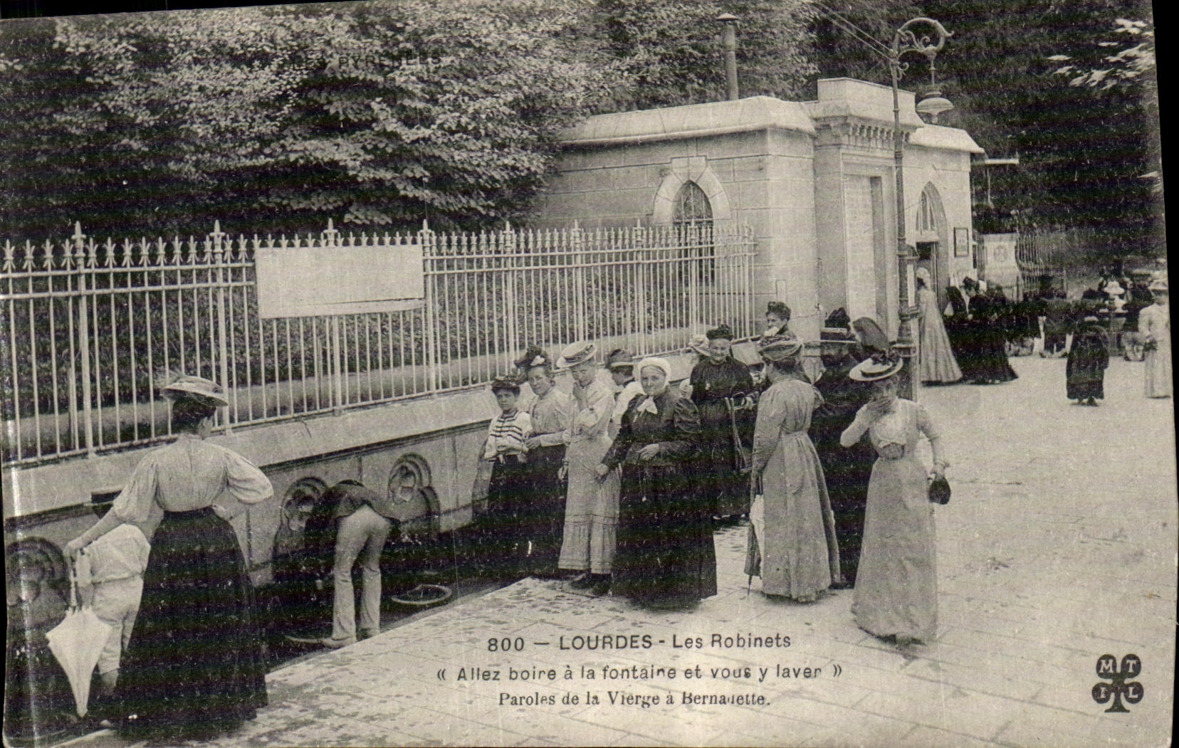 VINTAGE POSTCARD Heavy Taps