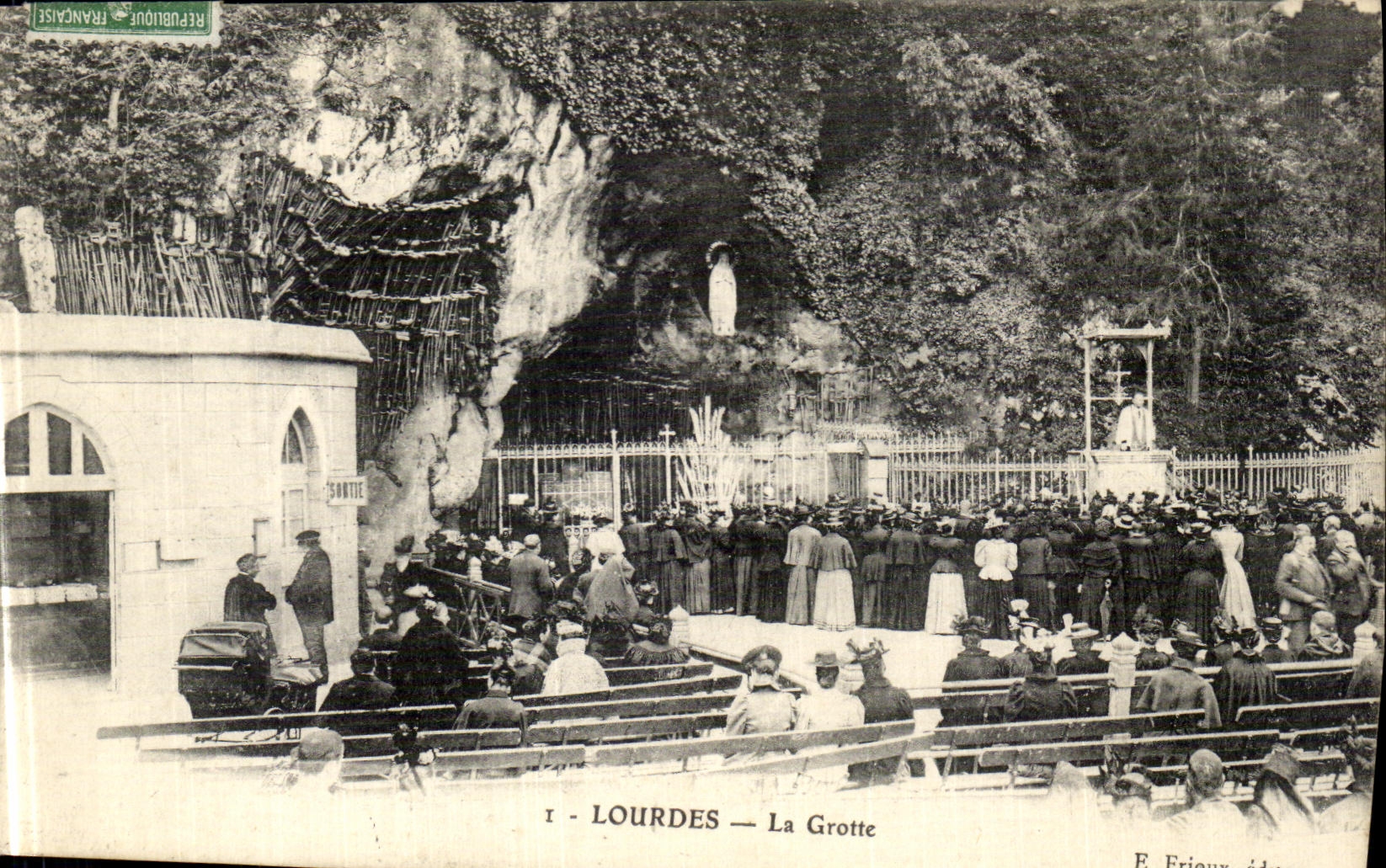 VINTAGE POSTCARD Heavy the Cave