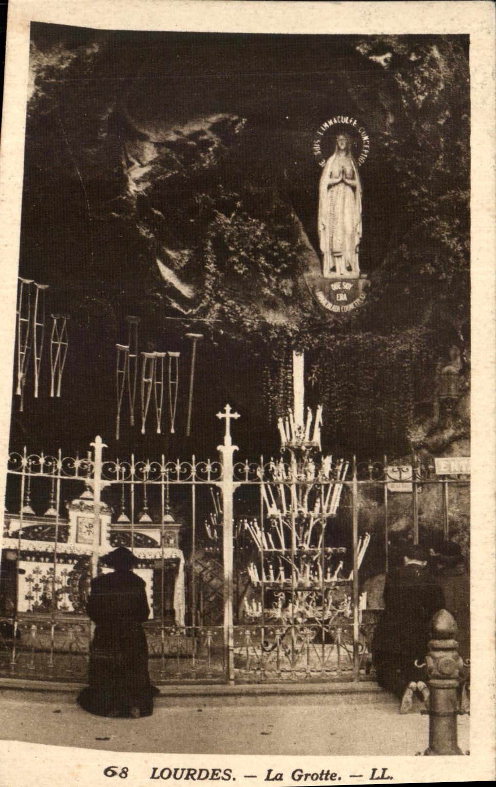 VINTAGE POSTCARD Heavy the Cave